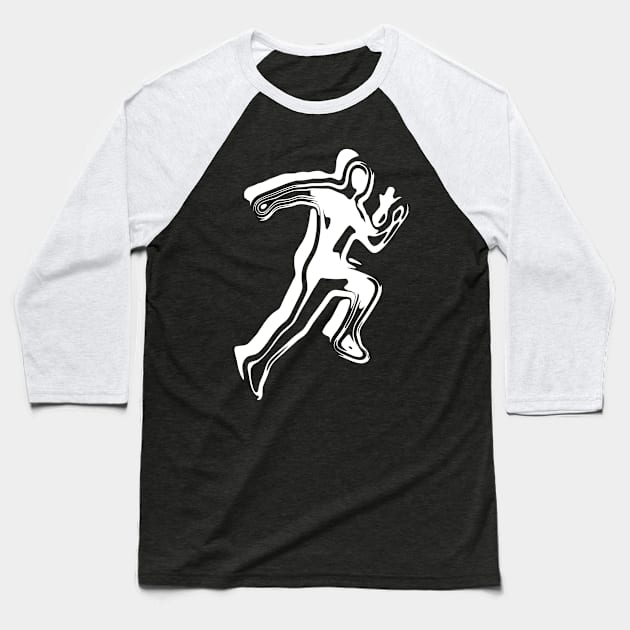 Racing - white Baseball T-Shirt by PharaohCloset